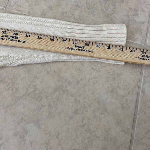 VTG. Pendleton 100% Lambs wool sweater women’s size L crop cable knit turtleneck - Picture 10 of 12